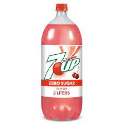 7UP Cherry Zero Sugar Soda 6x2L
