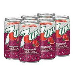 7UP Pomegranate Soda Can 12x12oz