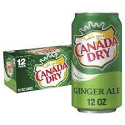 Canada Dry Ginger Ales  can 12x12oz