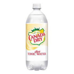 Canada Dry Diet Tonic Water Bottle 12x1L