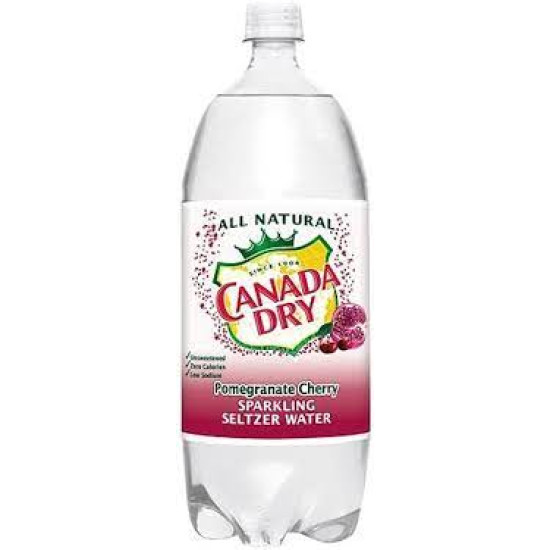 Canada dry seltzer water Pomegranate Cherry  6x2L