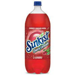 Sunkist Cherry Lemonade Soda Bottle 6x2L